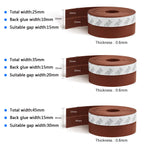 TAROSE Weather Stripping Door Seal, 33 Feet Long Transparent (Width 25mm) Lucent 25 mm, 33ft