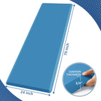 Kitchen Mat Cushioned Anti Fatigue Rug Standing and Comfort Floor Mats Chocolate 39"L x 17.3"W x 0.5"Th