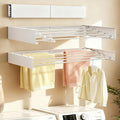Wall Mounted Clothes Drying Rack Foldable 23.6" Laundry Room Space Saving