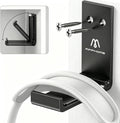Foldable Aluminum Headphone Stand and Desk Mount Hook