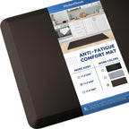 Kitchen Mat Cushioned Anti Fatigue Rug Standing and Comfort Floor Mats Chocolate 39"L x 17.3"W x 0.5"Th