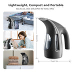 HiLIFE Steamer for Clothes, Portable Handheld Design, 240ml Big Capacity, 700W, Strong Penetrating Steam, Removes Wrinkle, for Home, Office(ONLY FOR 120V)-Black 1-Black
