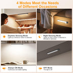 Gritin 14.7inch Under Cabinet Lighting Rechargeable 2 Pack Silver 14.7 inch