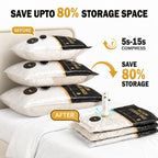 12 Pack Vacuum Storage Bags with Electric Pump for Travel, Clothing & Home 12 Combo
