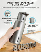Automatic Liquid Soap Dispenser, Touchless, Rechargeable Stainless Steel