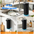 Automatic Foaming Soap Dispenser(IPX5 Waterproof, 12oz/350ml St-01 Foam Gray
