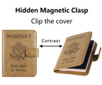 Passport Holder Cover Wallet RFID Blocking, Travel Essentials Pink Passport Covers