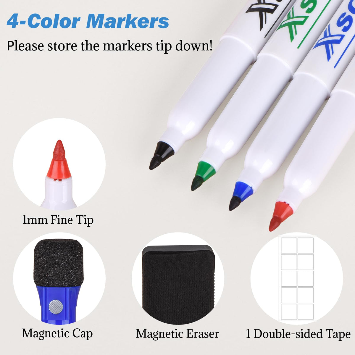 Magnetic Dry Erase Weekly Calendar Board