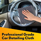 Nuenen Car Microfiber Clean Cloths, Purple, 16 x 16 Inch, 60 Pcs 16 x 16 inches