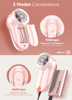 Bymore Fabric Shaver, Lint Shaver, Sweater Shaver for Clothes, Pink 5.75*2.60*2.64in