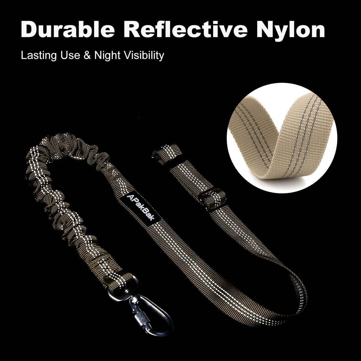 Dog Seat Belt for Car, Car Harness with Locking Aluminum Hook Gray