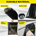 50 Bags Hanging Car Trash Bags Disposable, 2 Gallon Car Garbage Bags. Gray 50 Count (Pack of 1)