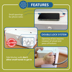 Power Strip Cover Box and Cable Management Organizer for Child Safety
