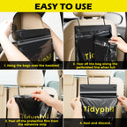 50 Bags Hanging Car Trash Bags Disposable, 2 Gallon Car Garbage Bags. Gray 50 Count (Pack of 1)