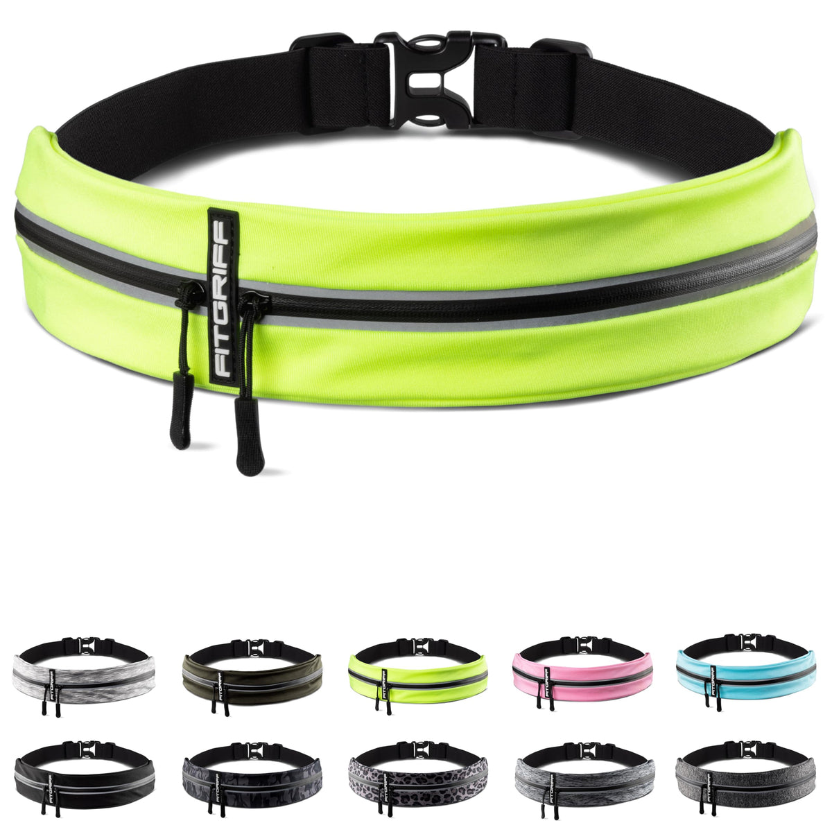 Fitgriff® Running Belt for Men & Women - Secure Jogging Pouch Phone,...