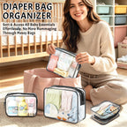 4 Pieces Clear Cosmetic Bags Bulk TSA Approved Toiletry Bag for Travel PVC Waterproof Clear Makeup Pouch with Zipper for Men and Women Carry-on Travel Essentials 4pcs SML Black
