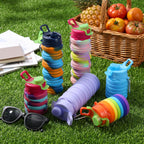 Collapsible Foldable Travel Water Bottle Set