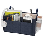 Bedside Caddy Bedside Storage Hanging Organizer for Bunk Dorm Bed Rail New Pink