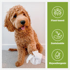 Pogi's Dog Grooming Wipes for Paws & Butt, Fragrance Free, 100 Wipes 100-Count Wipes Unscented