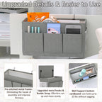 Bedside Caddy Bedside Storage Hanging Organizer for Bunk Dorm Bed Rail New Pink