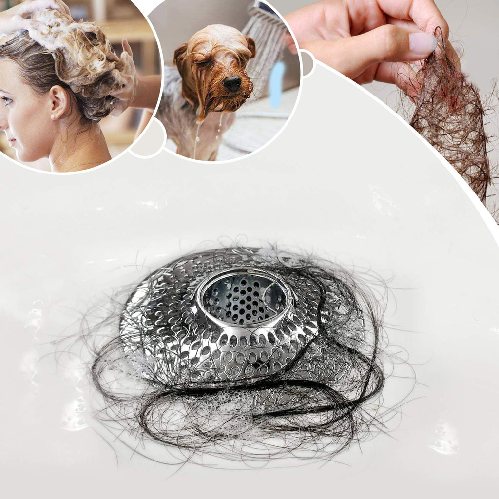 LEKEYE Drain Hair Catcher/Bathtub Shower Trap/Strainer Stainless...