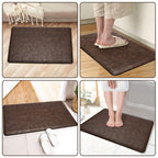 Kitchen Mat Cushioned Anti-Fatigue Comfort Standing Mat Rug for Home,Office Black 1'5" x 2'4" (Rectangular)