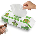 Pogi's Dog Grooming Wipes for Paws & Butt, Fragrance Free, 100