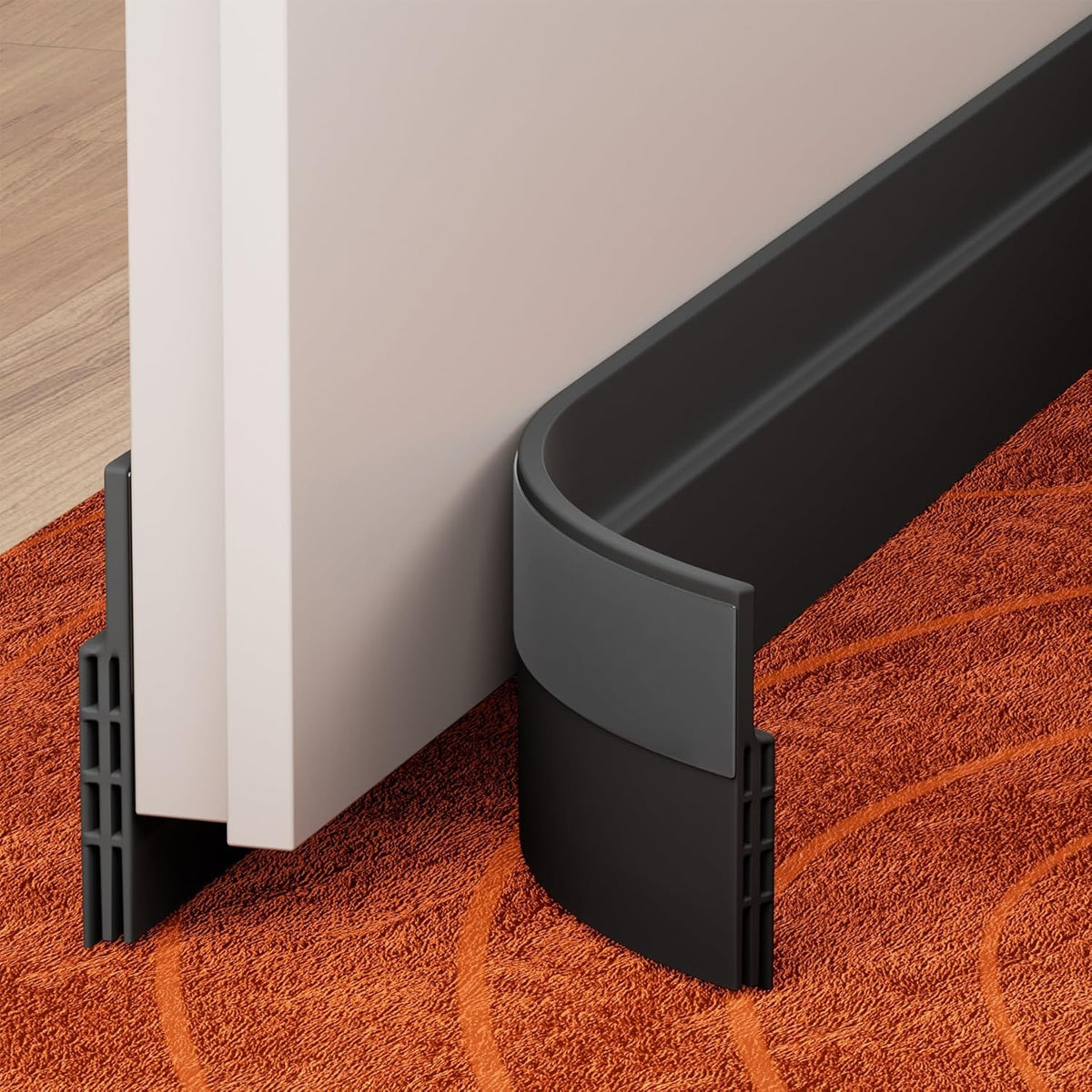 Grotheory 2 Pack Door Draft Stopper, Sweep, Weather Stripping Seal