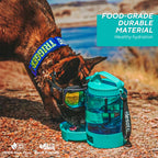 Large Portable Dog Water Bottle with Pull-Out Drinking Bowl