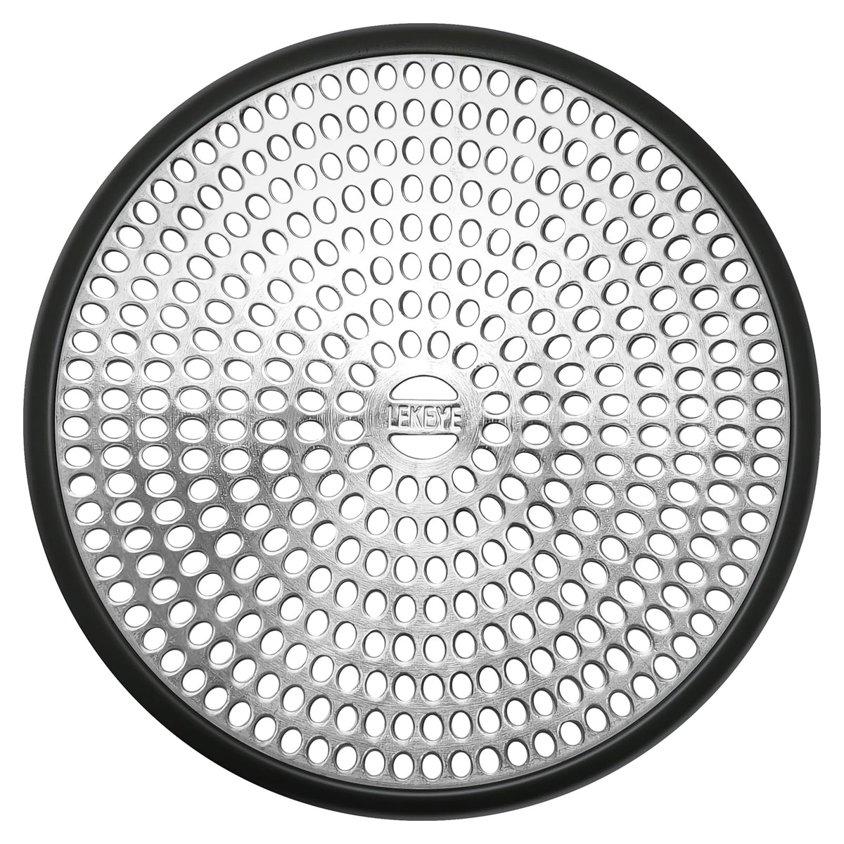 LEKEYE Shower Hair Catcher Drain Protector Strainer-Steel & Silicone 2 Pack