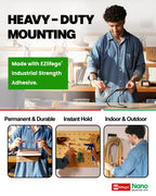 EZlifego Heavy Duty Invisible Bond Nano Double Sided Mounting Tape, 16.5FT 16.5 Feet