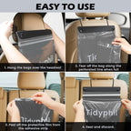 50 Bags Hanging Car Trash Bags Disposable, 2 Gallon Car Garbage Bags. Gray 50 Count (Pack of 1)