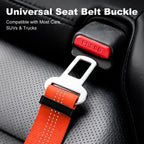 Dog Seat Belt for Car, Car Harness with Locking Aluminum Hook Gray