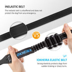 Dog Seat Belt 3-in-1 Car Harness for Dogs Adjustable Safety Seatbelt for Car Nylon Reflective Bungee Fabric Dog Car Harness with Clip Hook Latch & Buckle, Swivel Zinc Alloy Carabiner (Black) Black
