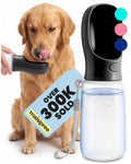 MalsiPree Dog Water Bottle Dispenser - 12 oz Black, Leak-Proof 12oz - Standard