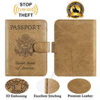 Passport Holder Cover Wallet RFID Blocking, Travel Essentials Pink Passport Covers