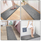 Kitchen Mat Cushioned Anti-Fatigue Comfort Standing Mat Rug for Home,Office Black 1'5" x 2'4" (Rectangular)