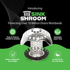SinkShroom Ultra Revolutionary Bathroom Sink Drain Protector, Stainless Steel Single