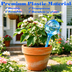 Self Watering Globes for Plant, 10pcs Auto Watering Bulb for Indoor Outdoor A. Blue-6L4S