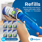 PetLovers Large Lint Roller with 3 Refills – 360 Total Sheets for Tackling Pet Hair, Extra Large Floor and Carpet Roller for Homes with Pets, Perfect for Floors, Furniture, and Loving Pet Owners 4 Pack Floor Roller