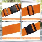 Ikaufen 12 Pack Luggage Straps Suitcase Belts Straps Wide Adjustable Packing Straps Travel Belts Accessories for Business Traveling Packing (Multicolor) 12 Pack Straps