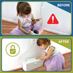 Power Strip Cover Box and Cable Management Organizer for Child Safety