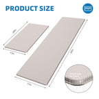 Kitchen Mats for Floor, [2PCS] Anti-Fatigue Kitchen Rugs, Black 2pc: 17" x 29" + 17" x 47"