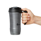 Bubba HERO Vacuum-Insulated Stainless Steel Travel Mug with Handle, 18 oz, Gunmetal