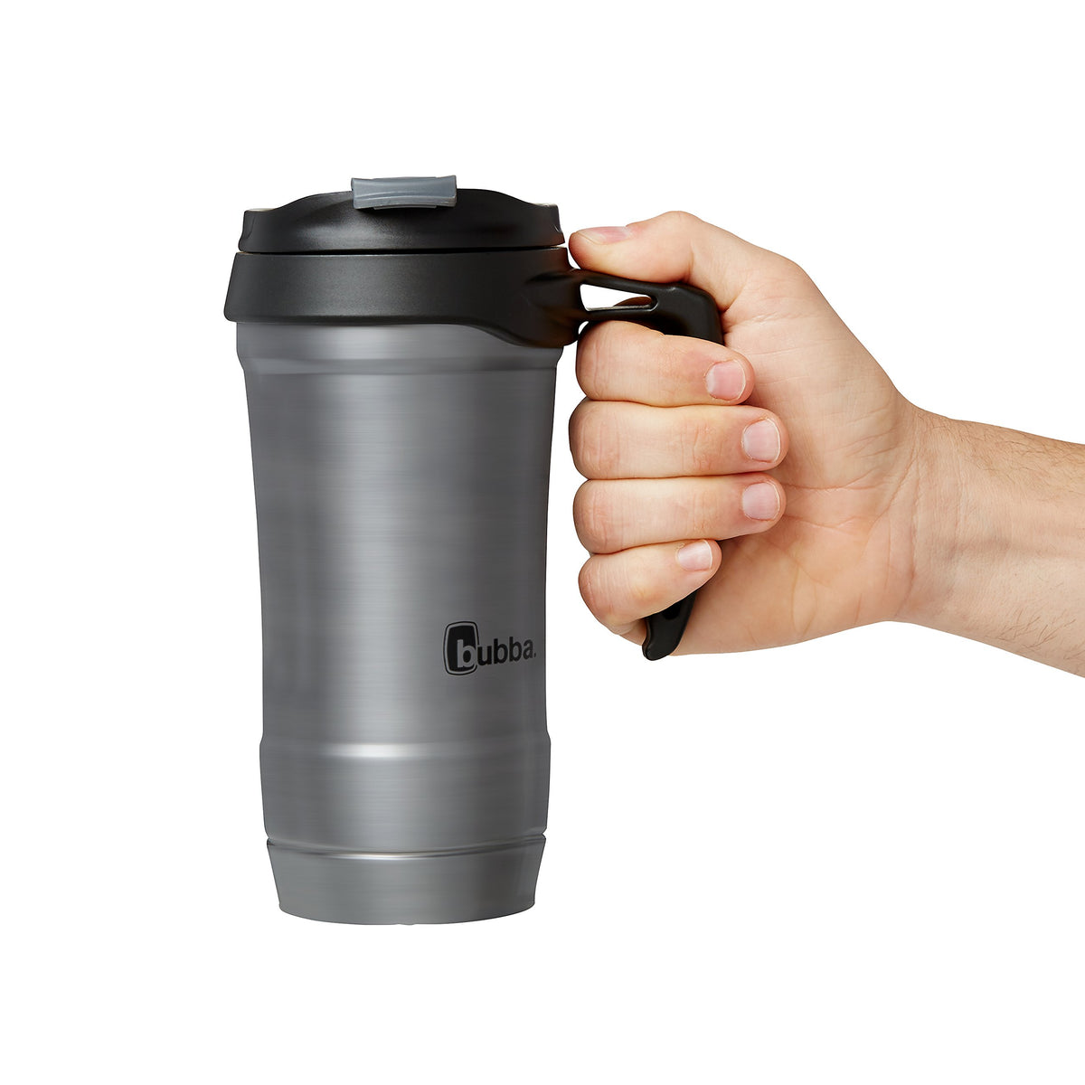 Bubba HERO Vacuum-Insulated Stainless Steel Travel Mug with Handle, 18 oz, Gunmetal