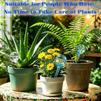 Self Watering Globes for Plant, 10pcs Auto Watering Bulb for Indoor Outdoor A. Blue-6L4S