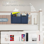Bedside Caddy Bedside Storage Hanging Organizer for Bunk Dorm Bed Rail New Pink