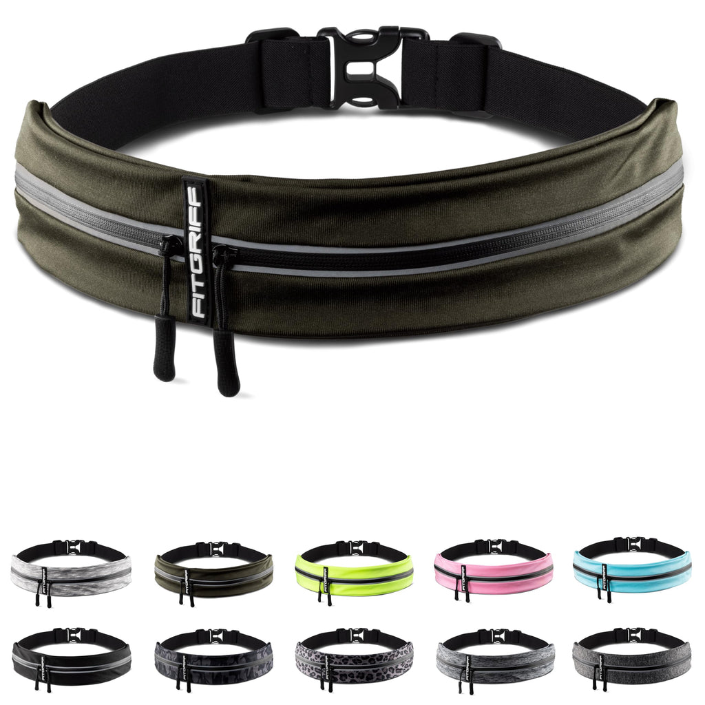 Fitgriff® Running Belt for Men & Women - Secure Jogging Pouch Phone,...