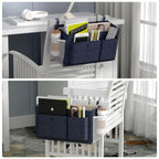 Bedside Caddy Bedside Storage Hanging Organizer for Bunk Dorm Bed Rail New Pink