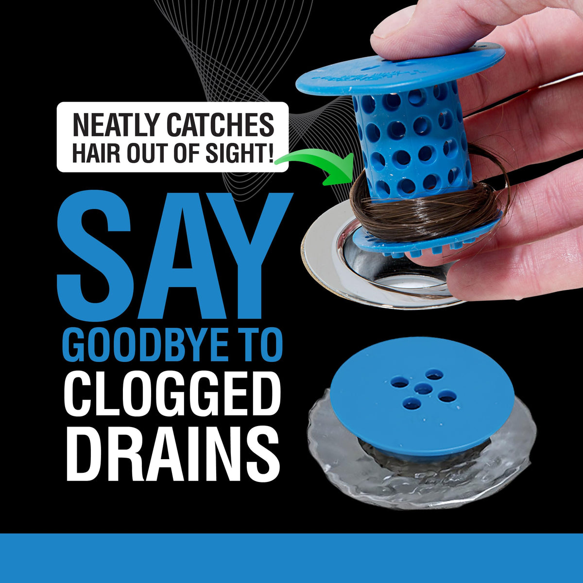 TubShroom Bathtub Drain Hair Catcher – In-Drain Tub Strainer & Clog...
